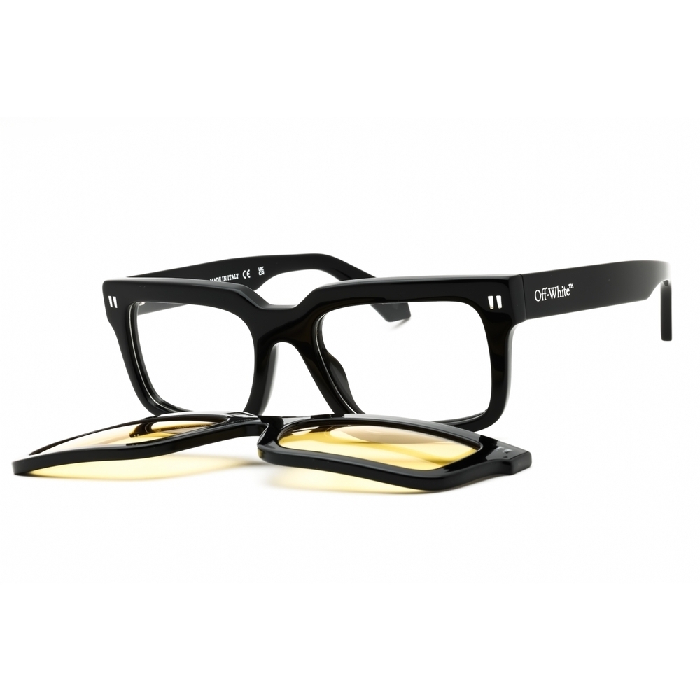 Off-White OERI130C99PLA0011018 Sunglasses Black Acetate Rectangle